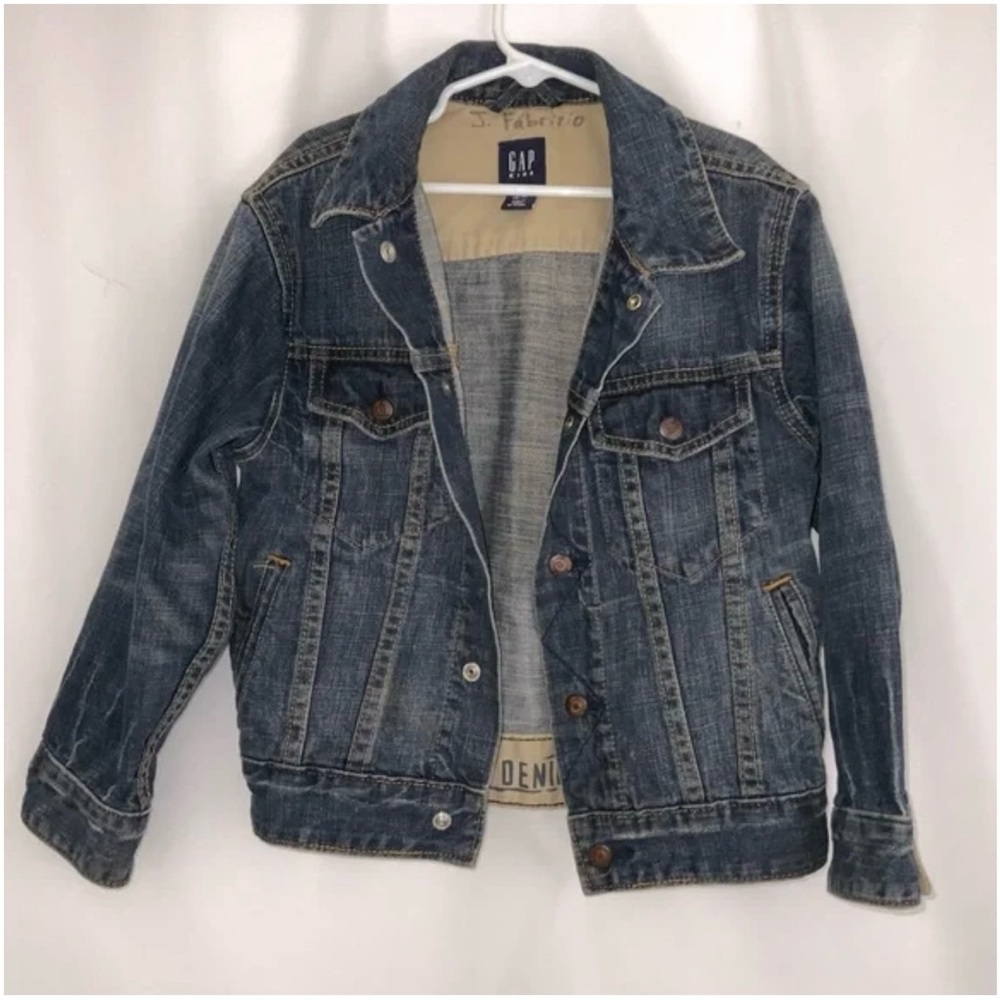 GAP Kids Blue Jean Jacket Size S